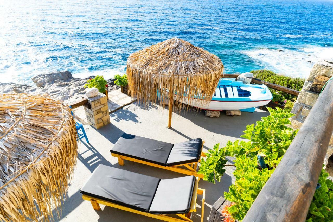 Ikarian Endless Blue Guest House Kouniadi Exterior foto