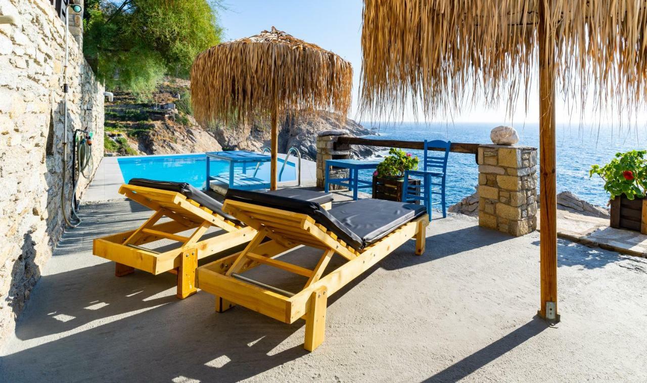 Ikarian Endless Blue Guest House Kouniadi Exterior foto