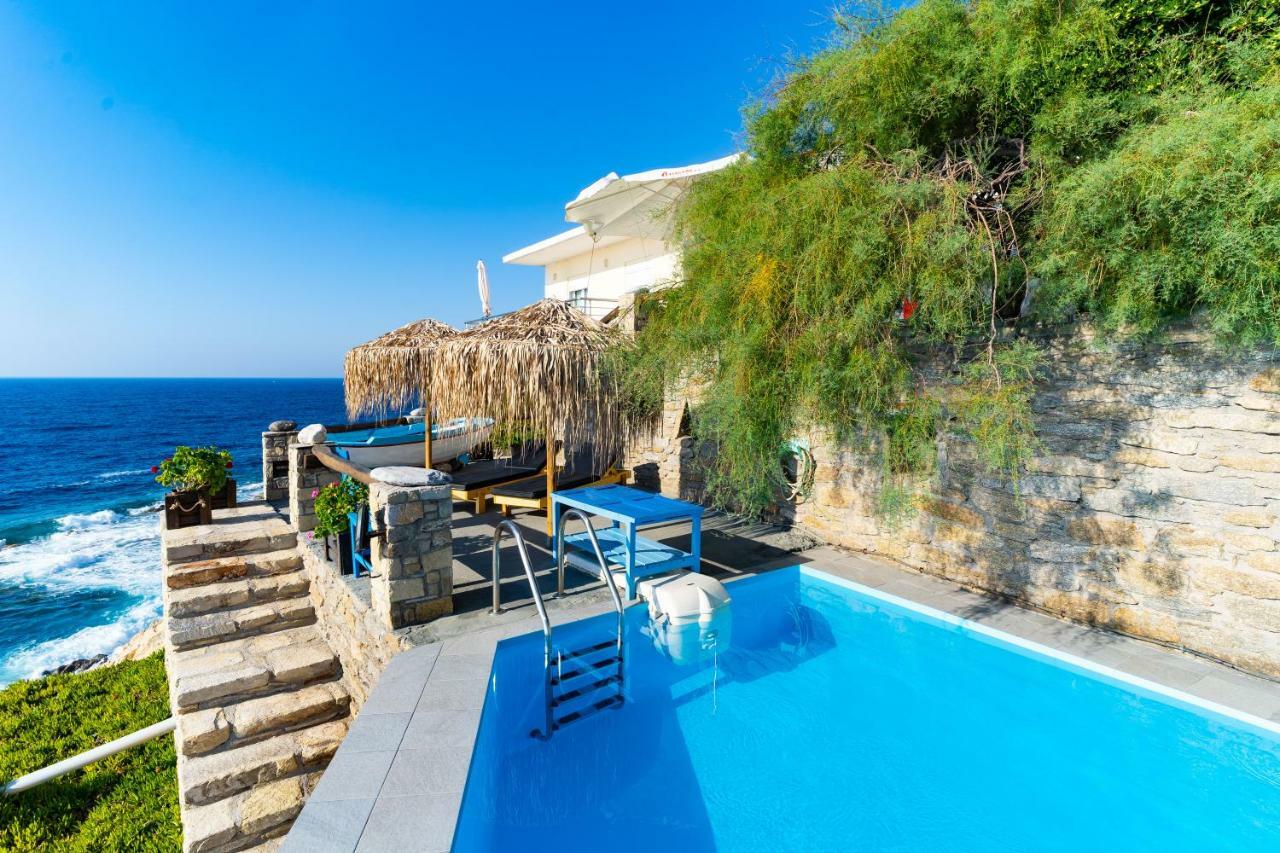 Ikarian Endless Blue Guest House Kouniadi Exterior foto